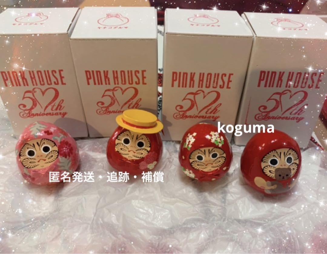ピンクハウス50周年記念展 会場 コラボ商品 ヤチコダルマ×PINK HOUSE